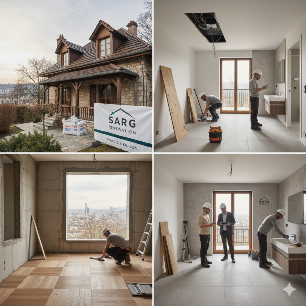 Rénovation Complète haute de gamme de Maison à Lyon